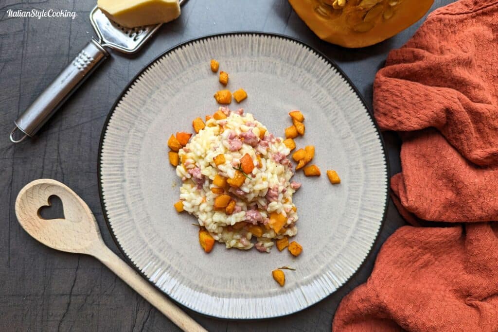 Risotto mit Kürbis und Salsiccia