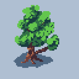 Pixel Art Tree #2 (Please critique) : r/PixelArt