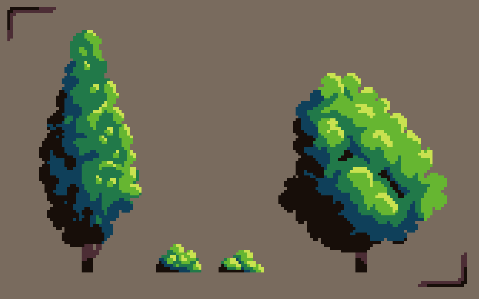 Trees : r/PixelArt