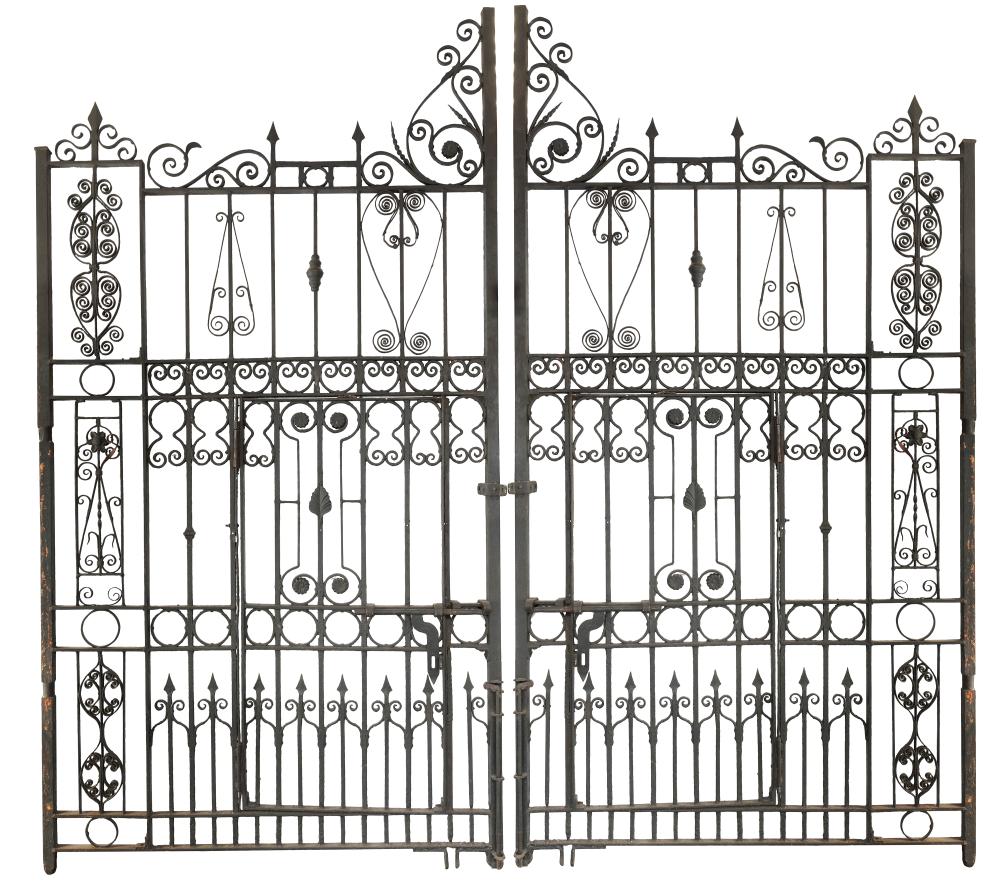 A Pair of Wrought Iron Gates – Graham Geddes Antiques & Antiquities