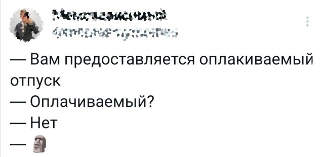 Прикольные твиты: «Вам предоставляется оплакиваемый отпуск» (15 фото)