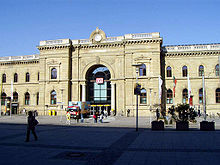 Empfangsgebäude des Magdeburger Hauptbahnhofs