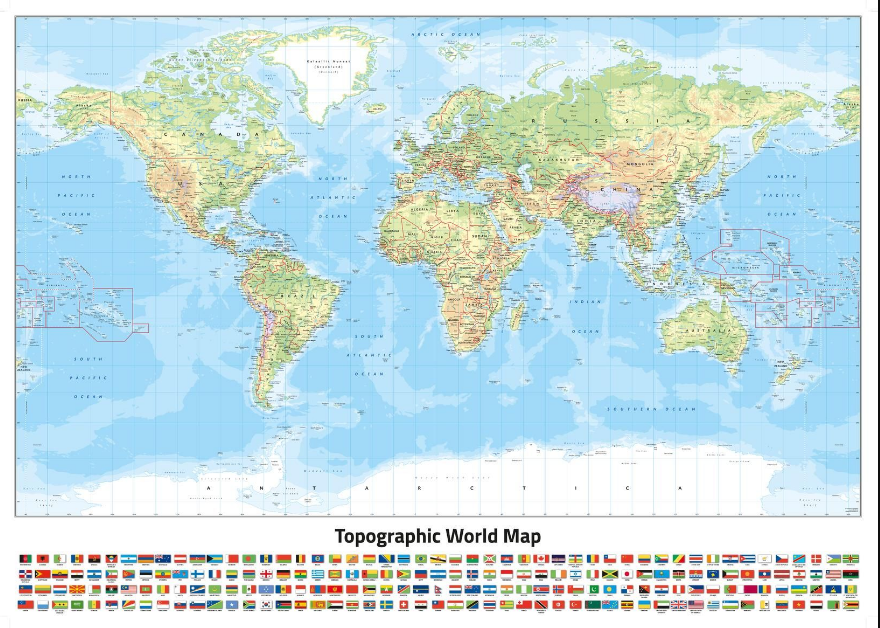 Different Types Of World Maps Maptrove - Gambaran