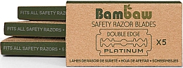 Леза для бритви, 5 шт. Bambaw Safety Razor Blades