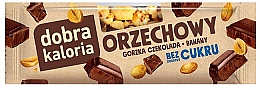 Ореховый батончик "Шоколад, арахис и банан" Dobra Kaloria Nut Dark Chocolate Bananas Bar