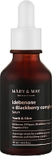 Сыворотка антиоксидантная с идебеноном Mary & May Idebenone Blackberry Complex Serum