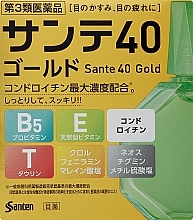 Капли для увлажнения глаз Santen 40 Gold