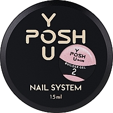 Однофазный гель для наращивания ногтей, 15 мл YouPOSH Gel