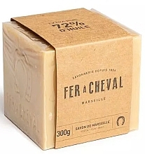 Натуральное растительное мыло, куб Fer A Cheval Vegetal Marseille Soap Cube