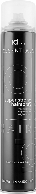 Быстросохнущий суперсильный лак - idHair Super Strong Hair Spray