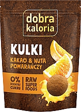 Энергетические шарики с какао и апельсиновым вкусом Dobra Kaloria RAW Superfoods Balls Cacao & Orange