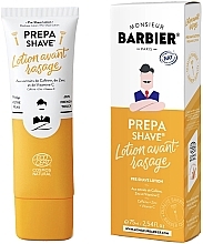 Лосьон перед бритьем с кофеином, цинком и витамином С Monsieur Barbier Pre-Shave Lotion