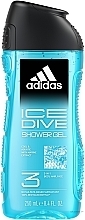 Adidas Ice Dive Body Hair Face Гель для душа