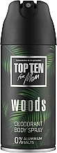 Мужской дезодорант-спрей "Woods" Top Ten For Men Deodorant Body Spray