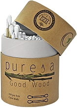 Бамбуковые гигиенические палочки в тубусе, белые Puresa Good Wood