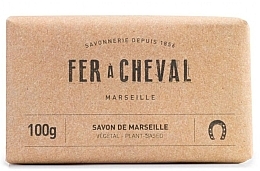 Натуральное марсельское растительное мыло Fer A Cheval Pure Olive Marseille Soap Bar