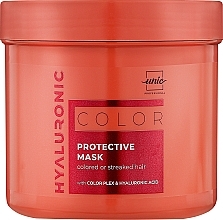 Маска для защиты окрашенных и мелированных волос Unic Hyaluronic Color Protective Mask