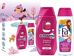 Набор "Kids girl. For Children’S Hair & Skin" Schauma & Fa Kids (shmp/250ml + sh/gel/250ml)