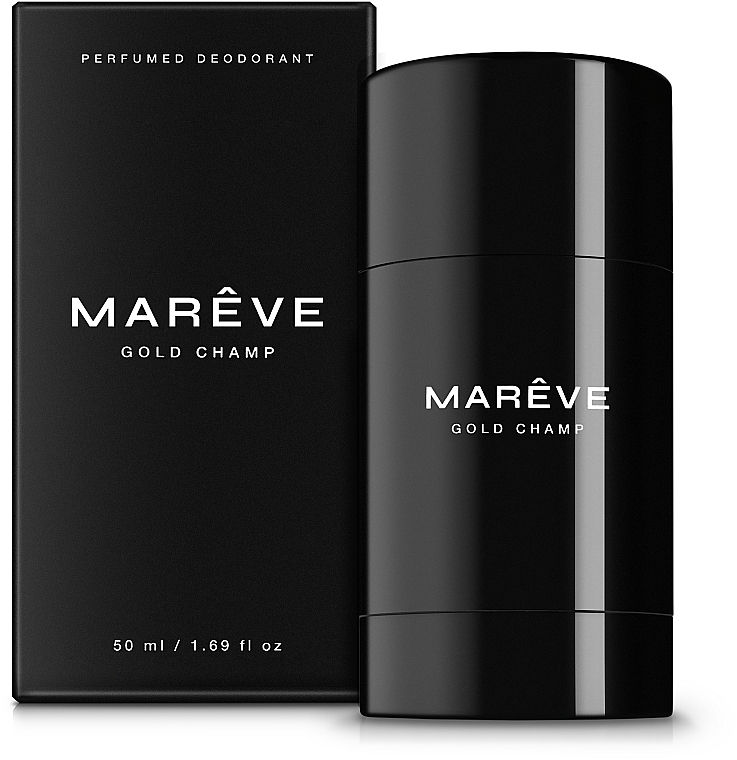 Парфумований дезодорант-стік "Gold Champ" - MARÊVE