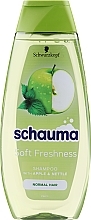 Шампунь для нормальных волос "Зеленое яблоко и крапива" Schauma Clean & Fresh Shampoo With Green Apple & Nettle