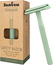 Бритва зі змінним лезом Bambaw Safety Razor Mint Green