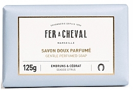 Марсельское мыло "Приморский цитрус" Fer A Cheval Gentle Perfumed Soap Seaside Citrus