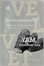 Увлажняющая тканевая маска для лица Blithe Pressed Serum Velvet Yam + Hyaluronic Acid Mask