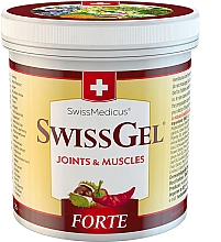 Согревающий бальзам с каштаном SwissMedicus Joint Care Swissgel Forte Warming