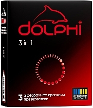 Презервативы "3 in 1" Dolphi