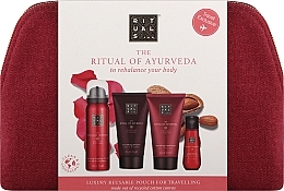 Набор Rituals The Ritual of Ayurveda Hair & Body Gift Set (shmp/70ml + cond/70ml + sh/gel/50ml + b/oil/30ml + bag)