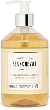 Жидкое марсельское мыло "Белый чай и юзу" Fer A Cheval Marseille Liquid Soap White Tea & Yuzu