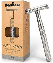 Бритва зі змінним лезом, срібло Bambaw Safety Razor