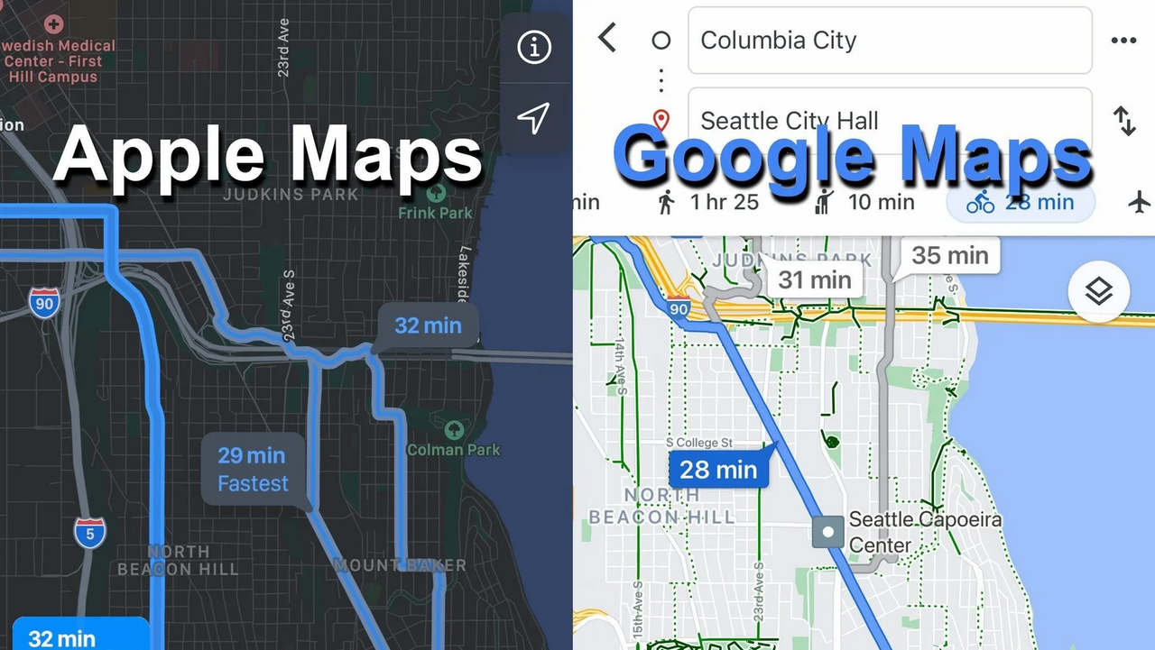 Google Maps vs Apple Maps 2024: ¿Cuál app de mapas elegir? - Imperio ...