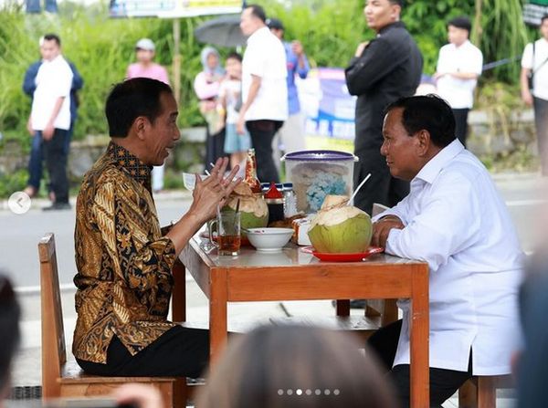 Prabowo Subianto Ultah ke-73 Ini Momen Saat Makan Bersama Jokowi dan Kaesang