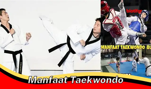 Temukan Manfaat Taekwondo yang Jarang Diketahui