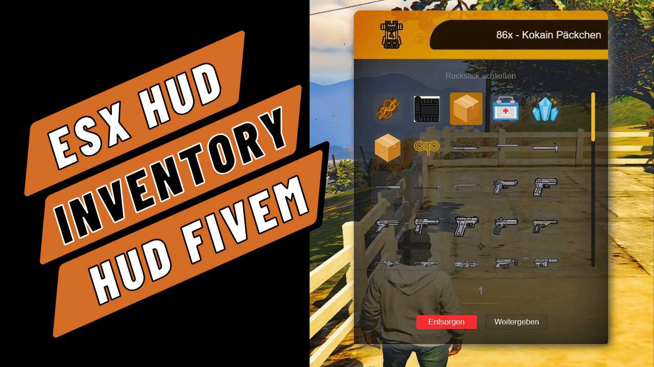 esx inventory hud fivem - FiveM Store