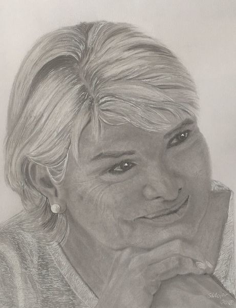 Frau, Bleistiftzeichnung, Zeichnungen, Portrait