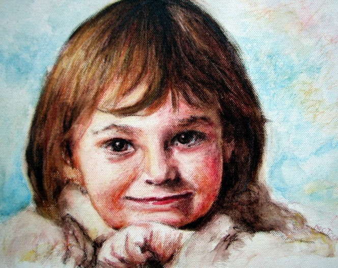 Lächeln, Grinsen, Portrait, Zeichnungen