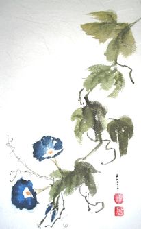 Sumi, Wind, Blume, Blumen