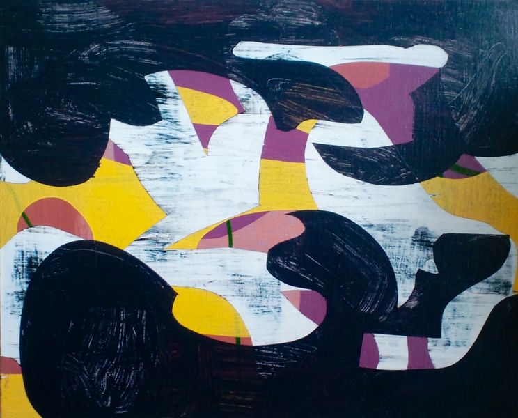 Abstract painting, Landschaft, Jim harris, Welle