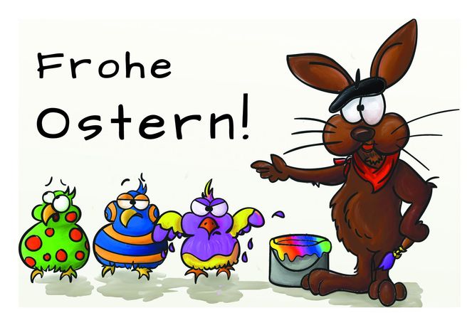 Ei, Malen, Frohe ostern, Osterhase, Ostern, Illustrationen