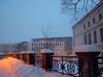 Universität, Kunstfotografie, Halle, Winter