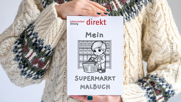 Alle Jahre wieder: Unser weihnachtliches Supermarkt-Malbuch steht zum Download bereit. Als registrierter Leser können Sie es direkt ohne weitere Umwege herunterladen.     