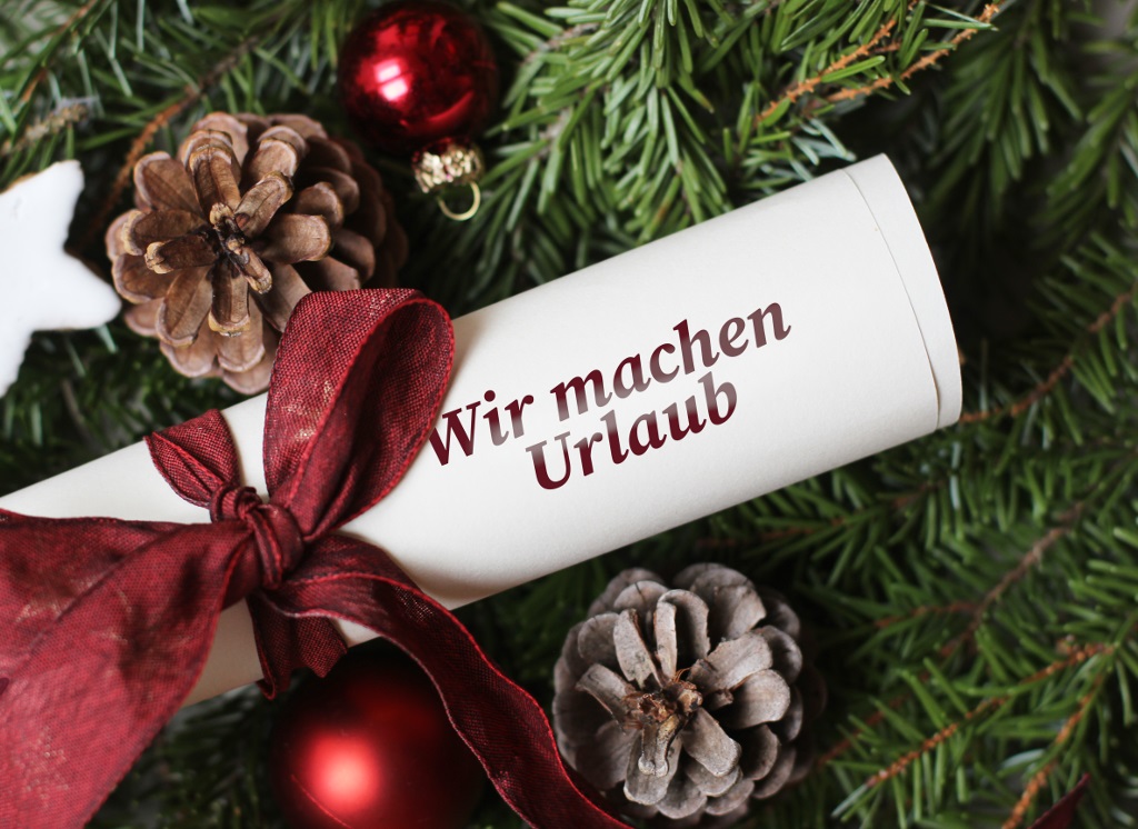 Frohe Weihnachten Urlaub