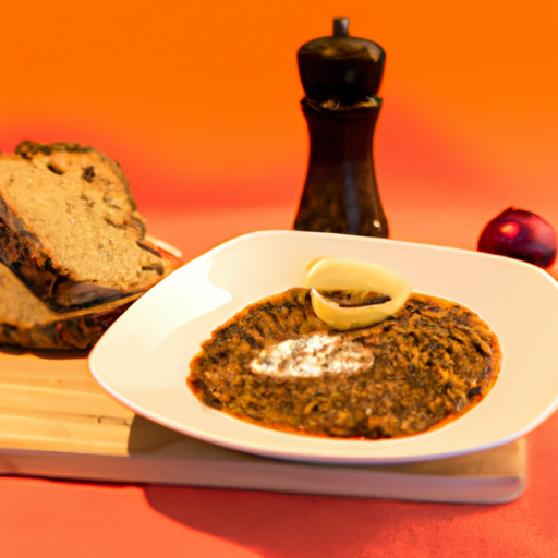 Orientalische Linsensuppe mit frischem Brot