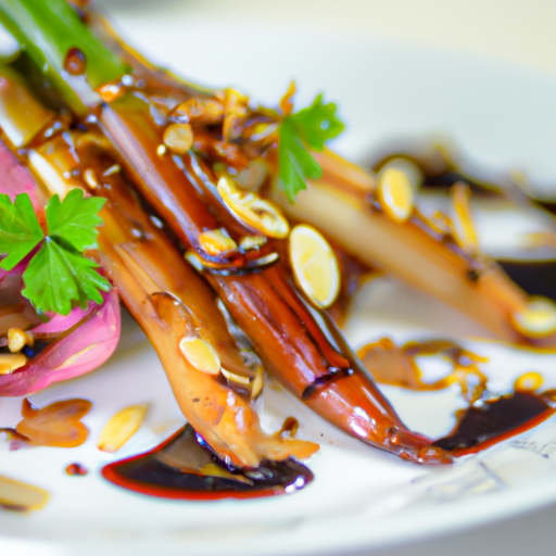 Pfannengerösteter Spargel mit Balsamico-Vinaigrette