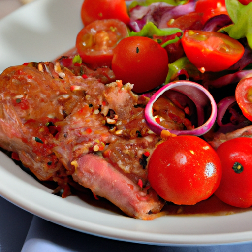 Schweinefilet mediterran mit aromatischen Tomaten