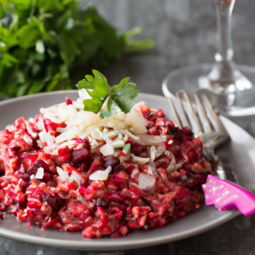 Rustikales Rote Beete Risotto