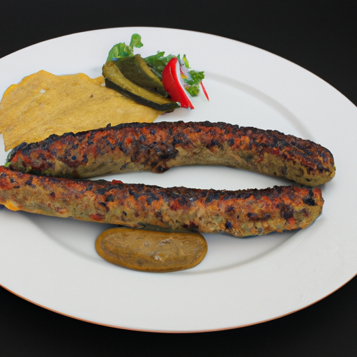 Thüringer Rostbratwurst mit hausgemachtem Senf und Kartoffelsalat