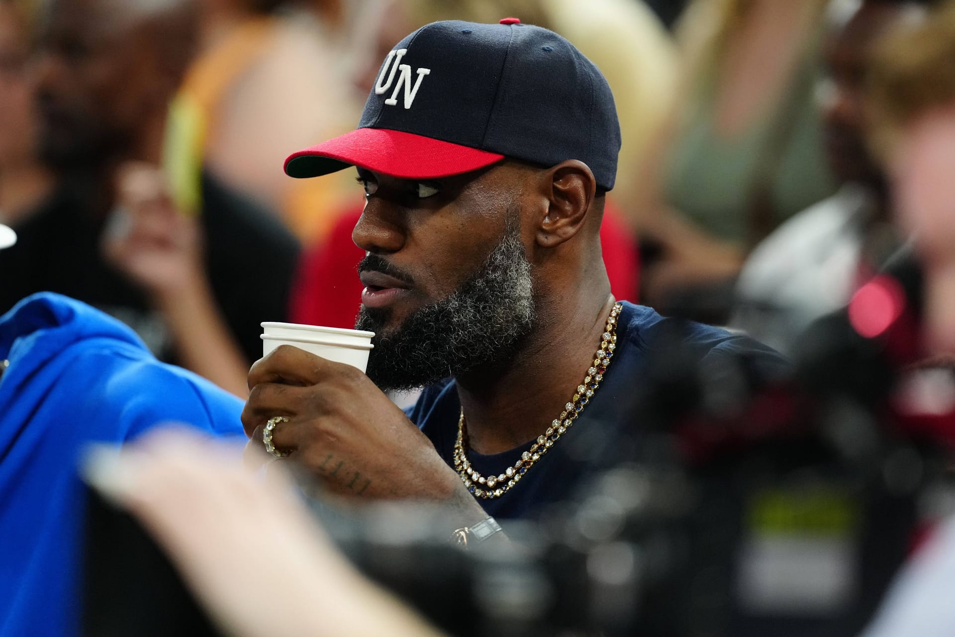 LeBron James: Von Olympia in Paris ging es für ihn weiter nach München.